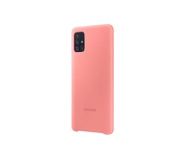 Samsung Silicone Cover do Galaxy A51 różowy - 538238 - zdjęcie 2